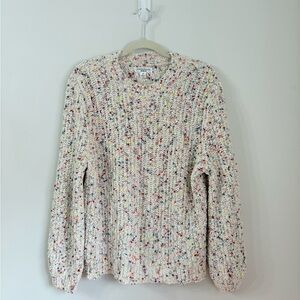 JOHN PAUL RICHARD confetti knit sweater women’s 1x